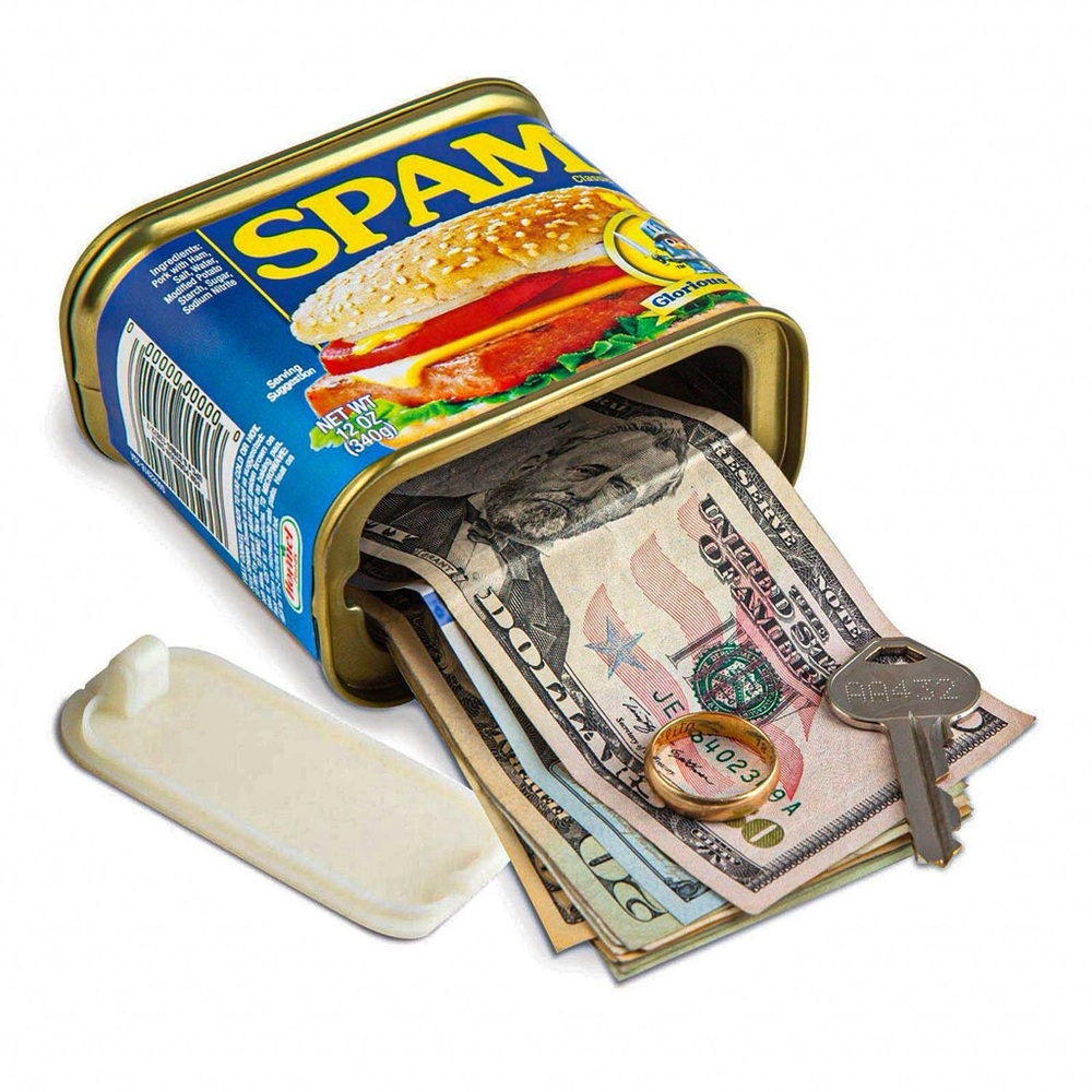 NEW - BigMouth Inc. SPAM Decoy Can Secret Safe | Discreet Security Stash Box - Picture 3 of 8